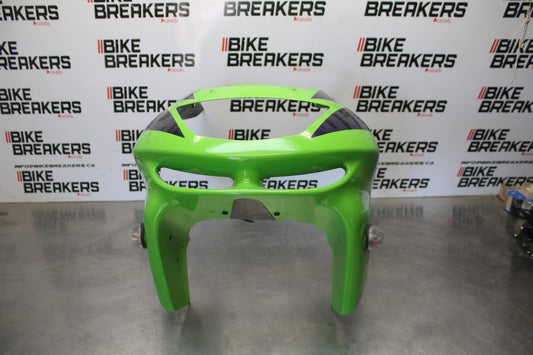 98 KAWASAKI NINJA ZX6 FRONT UPPER NOSE FAIRING COWL SHROUD BB870