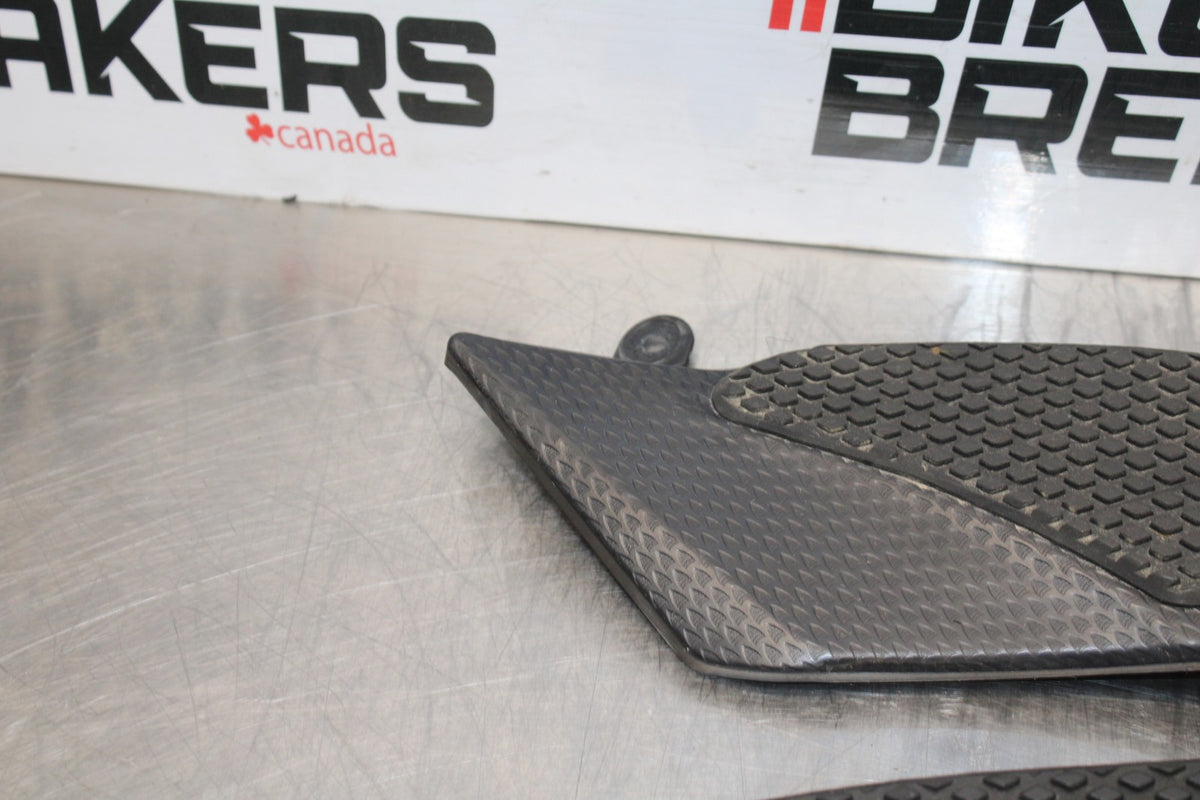 07-08 YAMAHA YZF R1 RIGHT LEFT GAS FUEL TANK PANELS COVERS TRIM SET COWLS  BB771