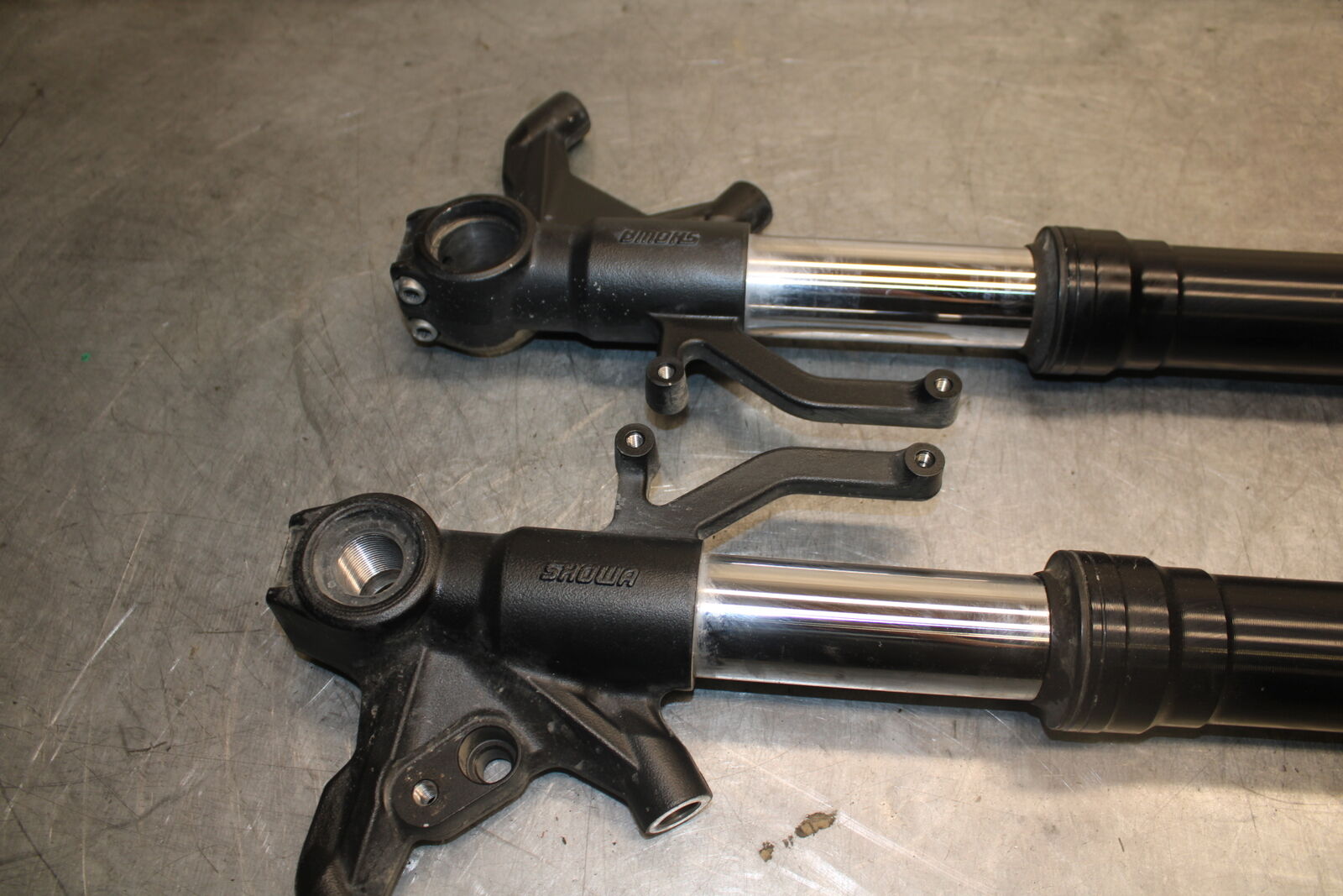 19-23 KAWASAKI NINJA ZX6R FRONT FORKS SUSPENSION SET PAIR 44071-1343-48M  BB701