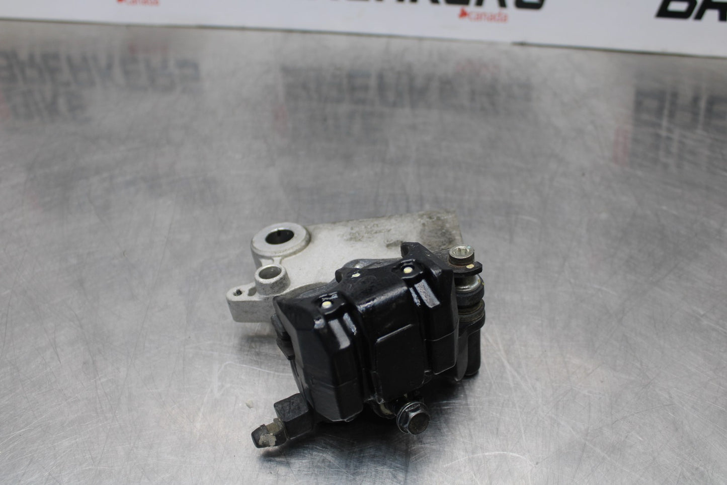13-17 KAWASAKI NINJA 300 EX300 ABS REAR BACK BRAKE CALIPER W MOUNT BRACKET BB187