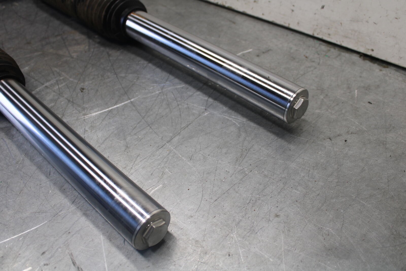 08-18 KAWASAKI KLR650 FRONT FORKS SHOCK SUSPENSION SET PAIR BB707