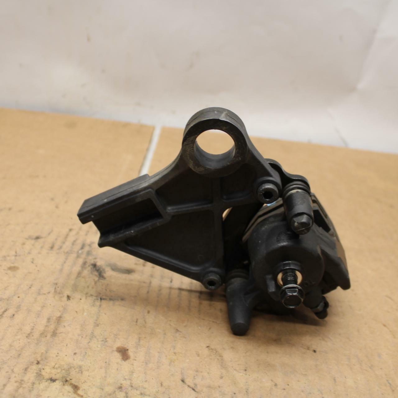 09-12 KAWASAKI NINJA ZX6R REAR BACK BRAKE CALIPER W MOUNT BRACKET BB383