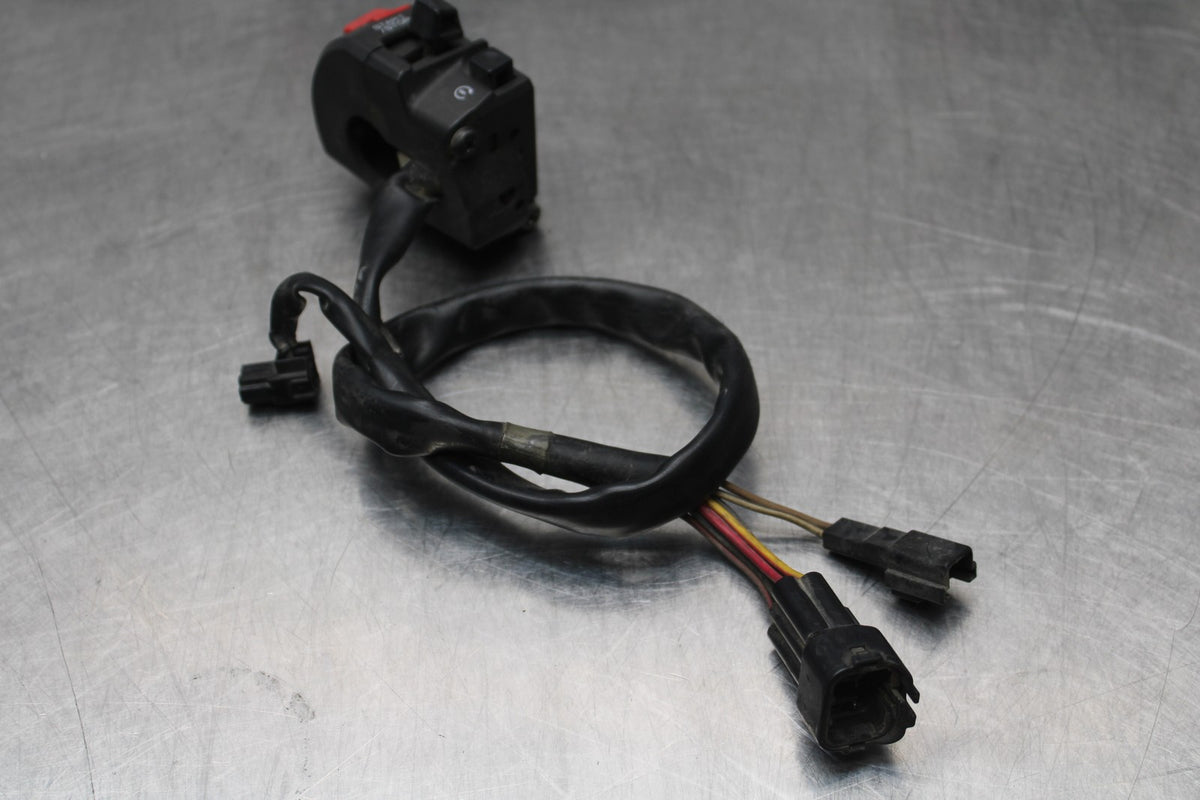 08 KAWASAKI NINJA ZX10R RIGHT CLIP ON HANDLE KILL OFF START SWITCHES BB201
