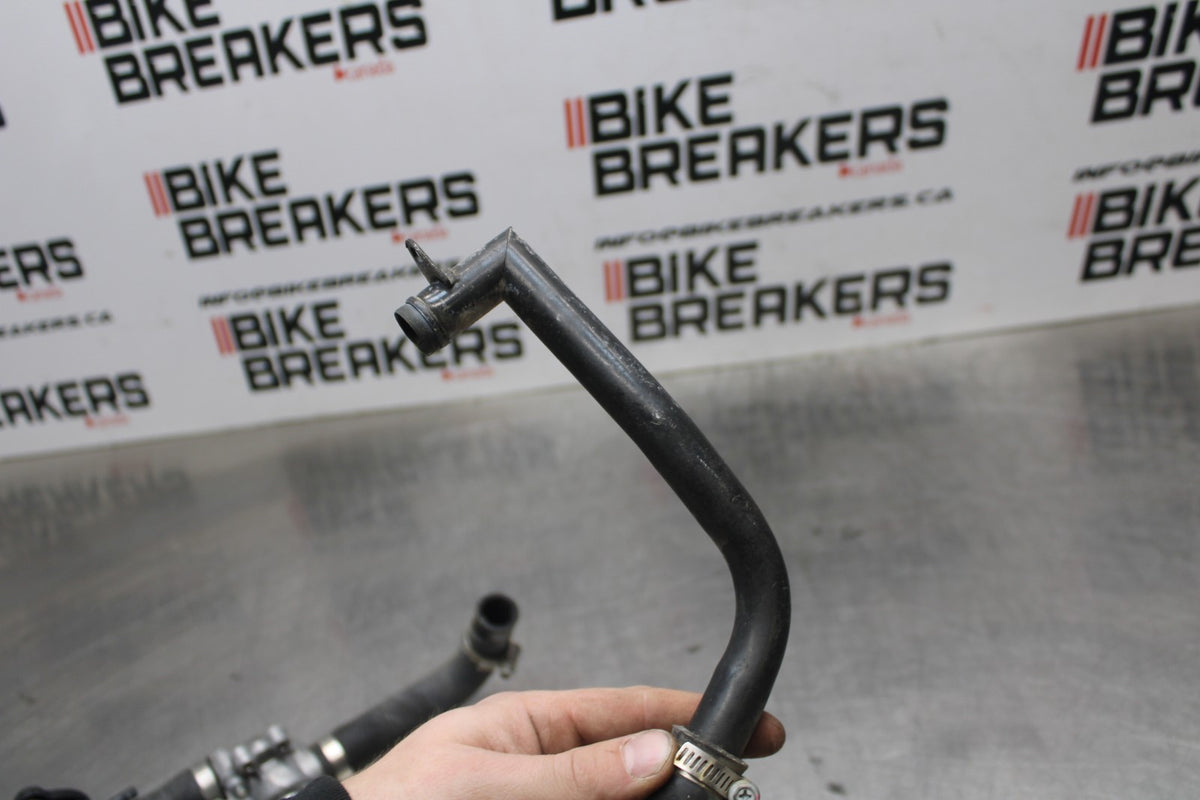 08-12 KAWASAKI NINJA 250R EX250J RADIATOR HOSES COOLANT WATER PIPES HOSE BB784
