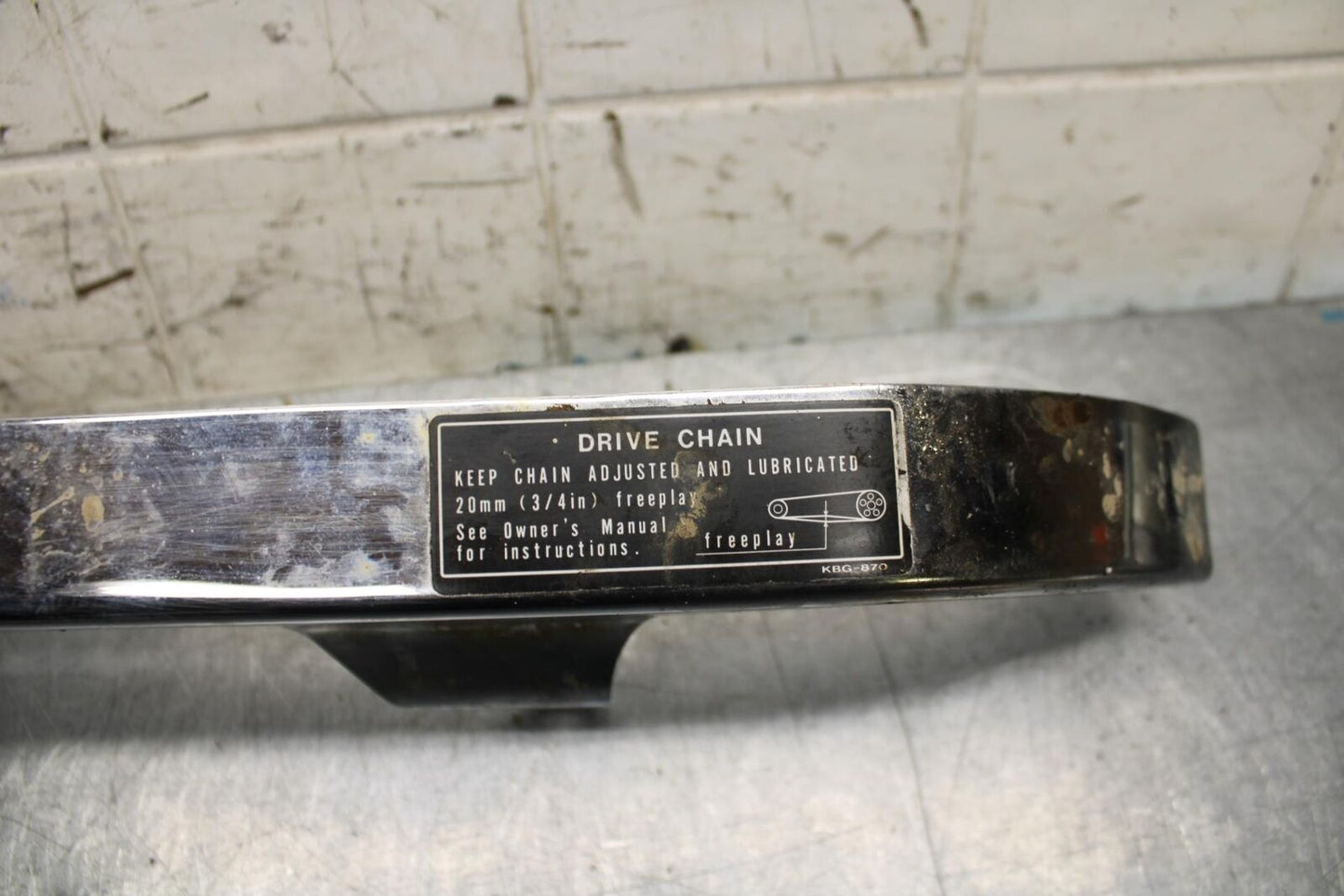 2001 Honda Shadow ACE 750 VT750C MAIN DRIVE CHAIN COVER BB64