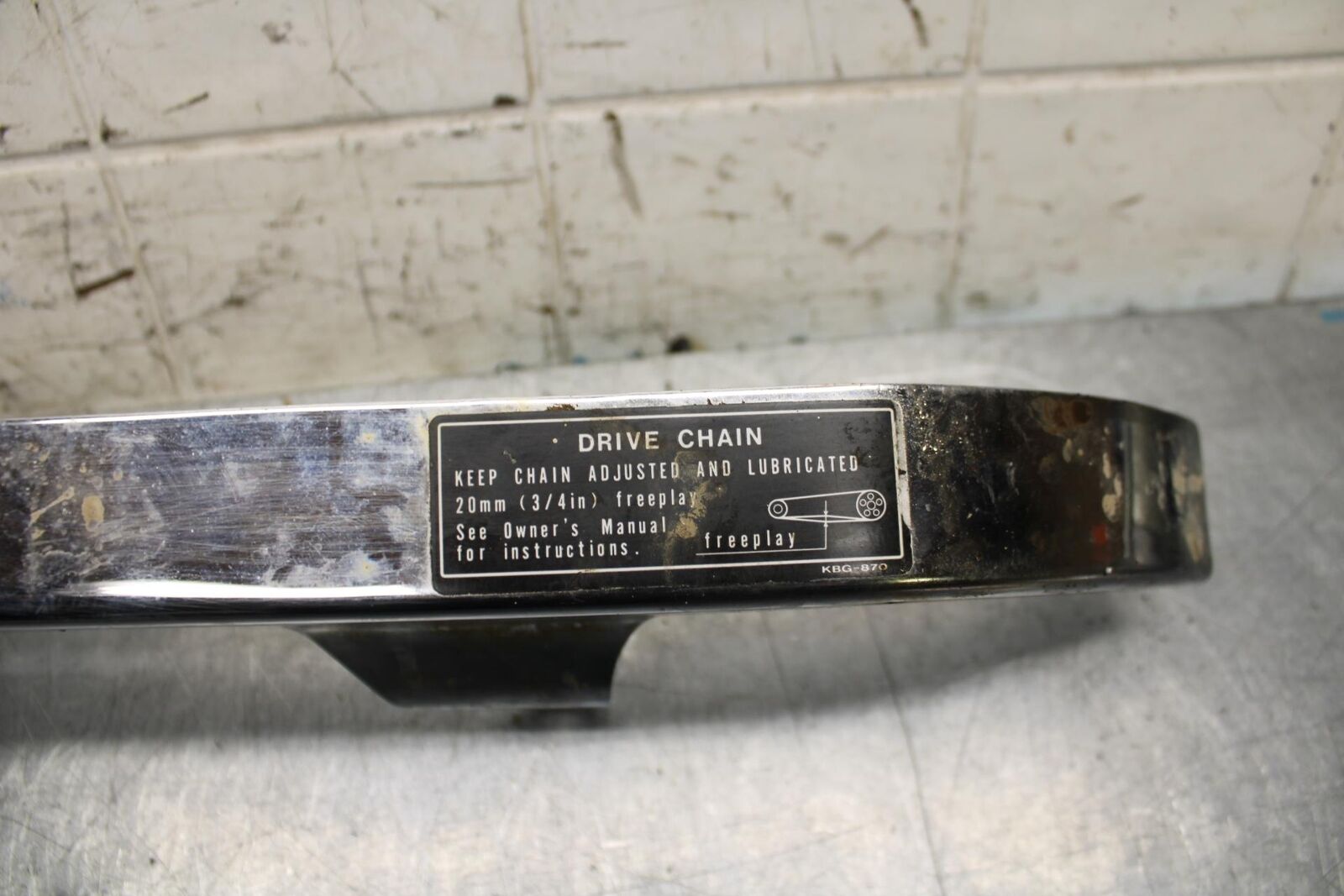 2001 Honda Shadow ACE 750 VT750C MAIN DRIVE CHAIN COVER BB64