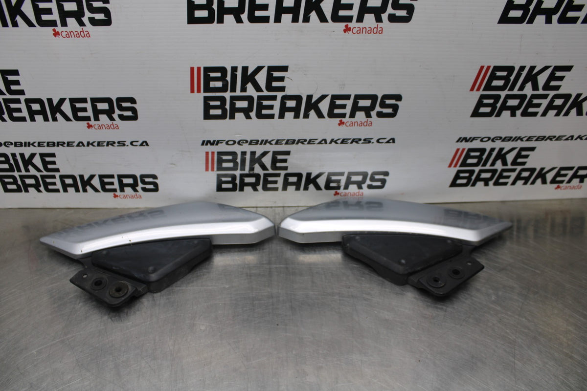 15 SUZUKI GW250F RIGHT LEFT GAS FUEL TANK PANELS COVERS TRIM SET COWLS  BB789