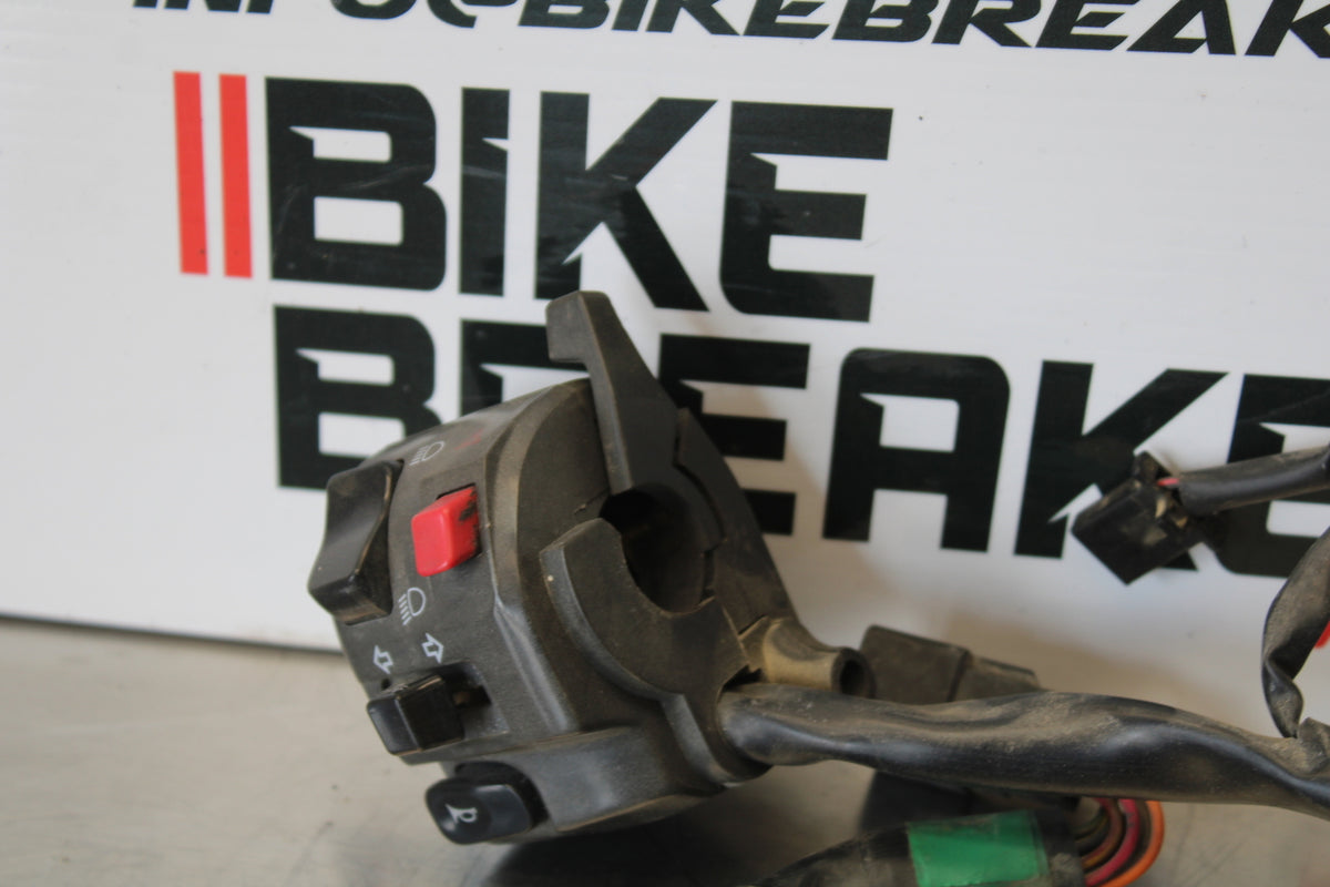 03-06 KAWASAKI Z1000 LEFT CLIP ON HANDLE HORN SIGNALS SWITCH SWITCHES BB164
