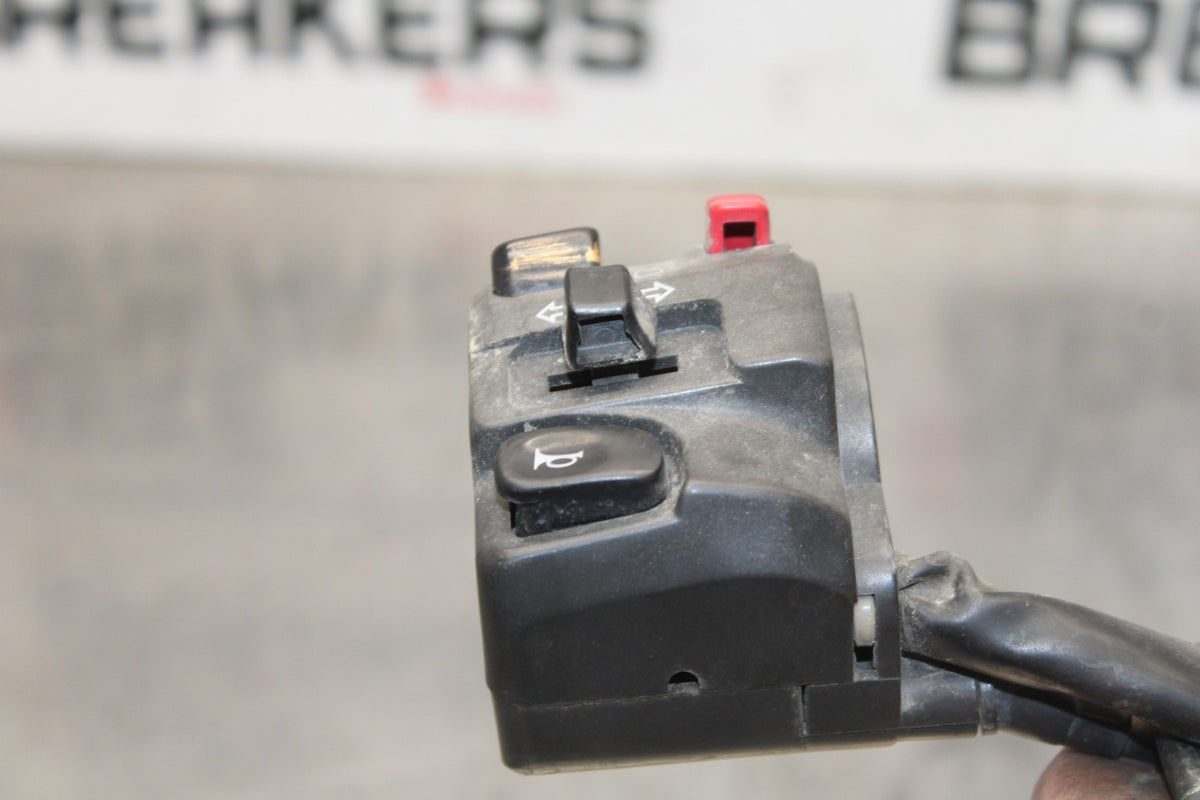 98 KAWASAKI NINJA ZX6 LEFT CLIP ON HORN SIGNALS SWITCH & CHOKE CABLE BB870