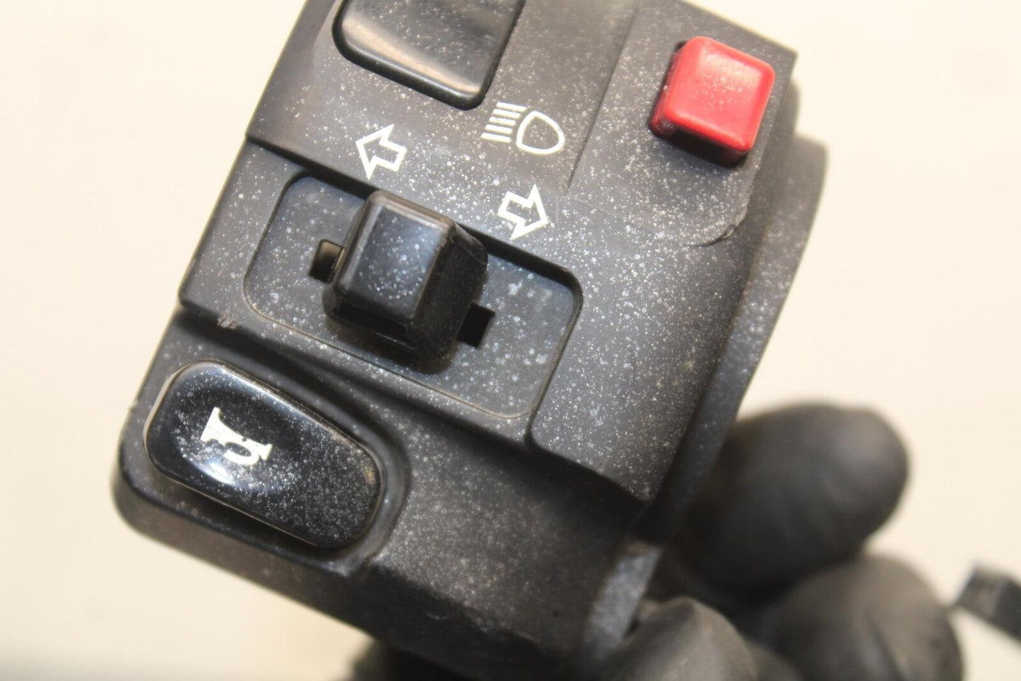 12-17 KAWASAKI ER-6N Z650 LEFT CLIP ON HANDLE HORN SIGNALS SWITCH  BB607