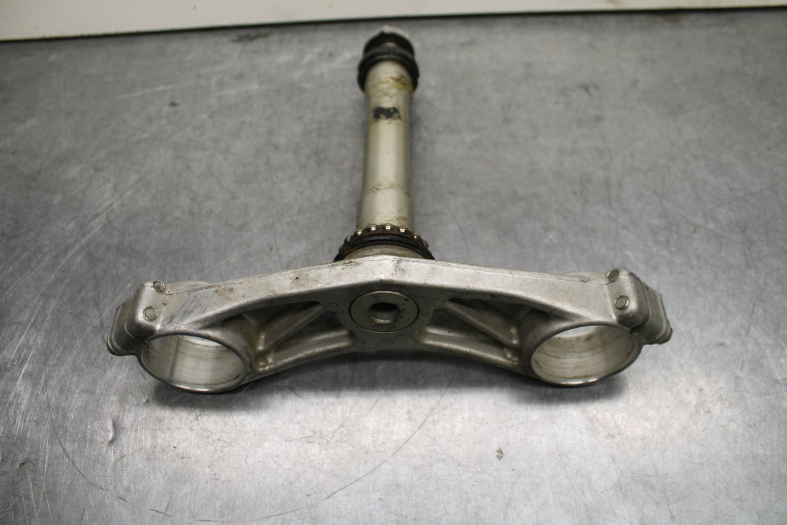 00-05 KAWASAKI NINJA ZX12R FRONT FORKS CLAMP LOWER TRIPLE TREE STEM BB121