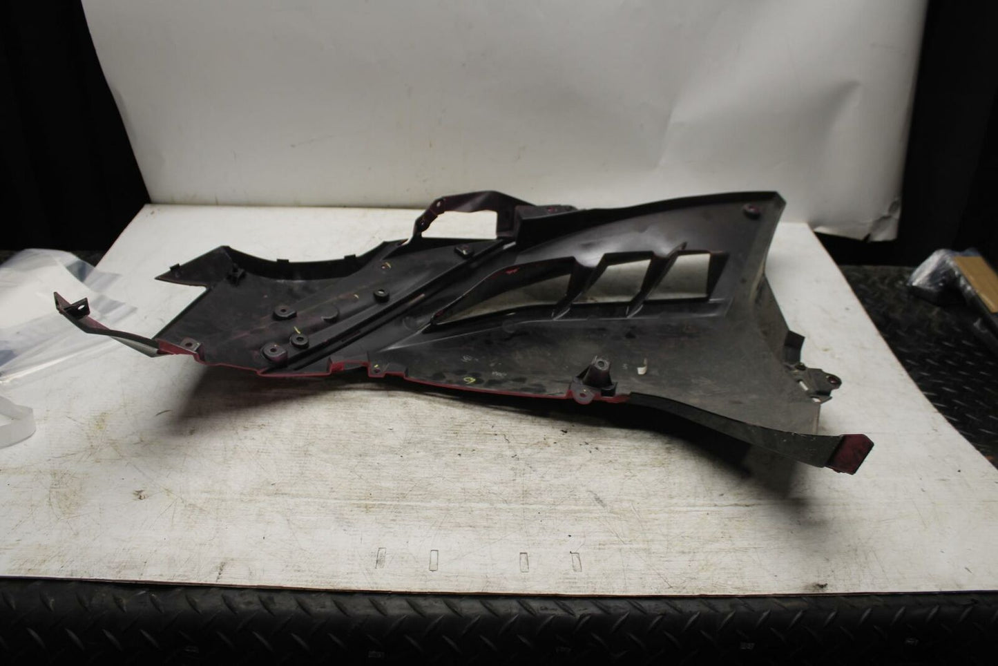 12-13 KAWASAKI EX300 NINJA LEFT MID UPPER SIDE FAIRING COWL PLASTIC BB373