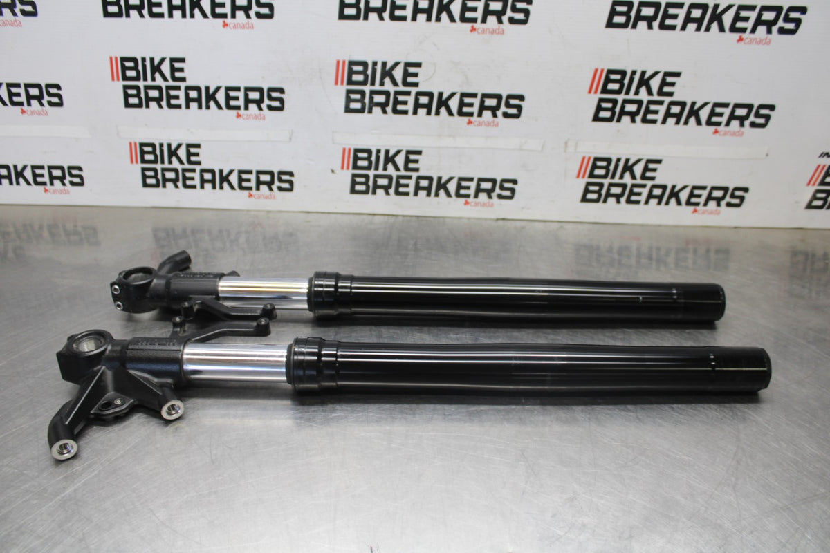 24-25 KAWASAKI NINJA ZX6R FRONT FORKS SHOCK SUSPENSION SET PAIR BB939