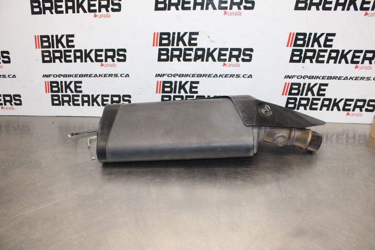 13-18 KAWASAKI NINJA ZX6R EXHAUST PIPE MUFFLER SLIP ON CAN SILENCER BB735