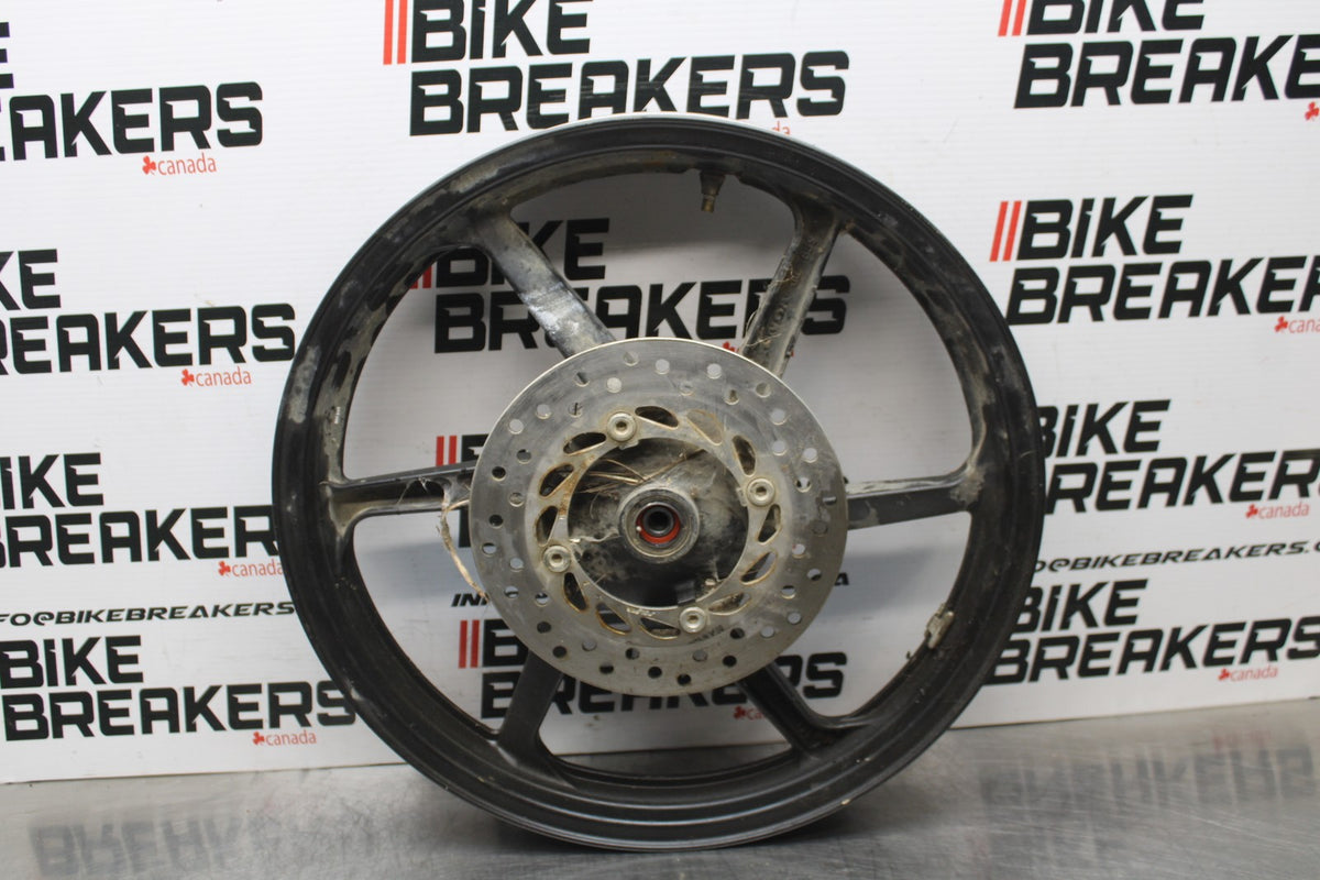 08 HONDA CBR125R REAR WHEEL BACK RIM & ROTOR BB804