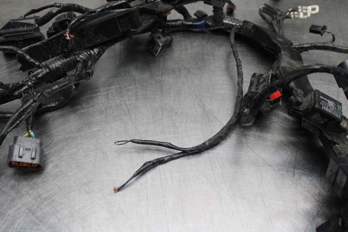 14 TRIUMPH STREET TRIPLE ABS MAIN ENGINE WIRING HARNESS MOTOR WIRE LOOM BB808