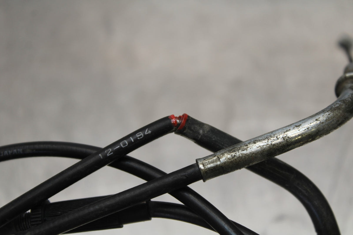 2007 Kawasaki Ninja ZX6R ZX600P THROTTLE CABLES LINES BB175