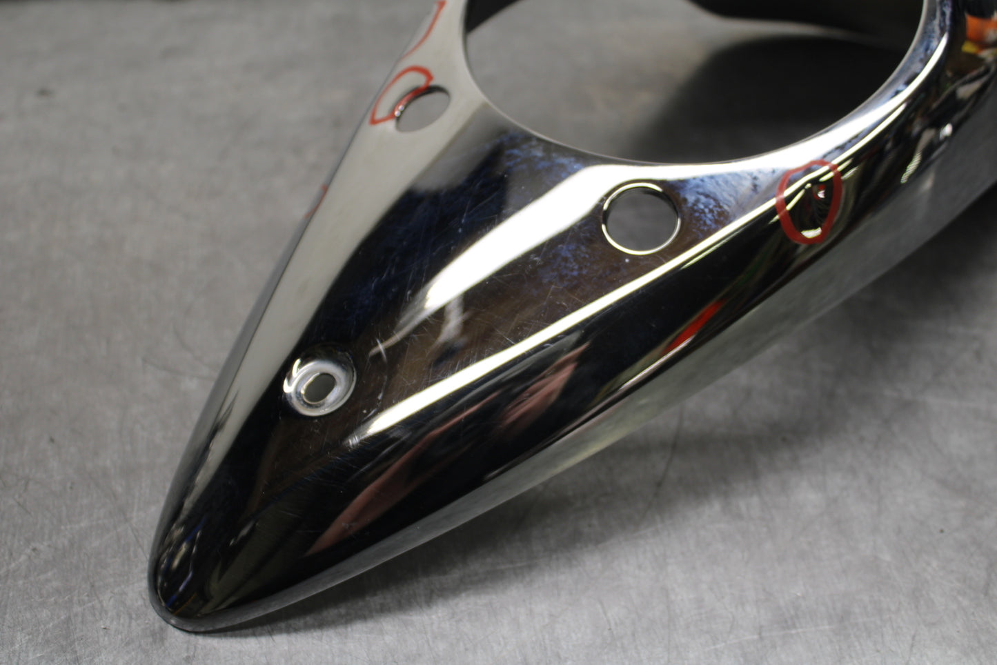 03-08 KAWASAKI VULCAN 1600 GAS TANK CAP COVER TRIM PANELCOWL FAIRING BB754