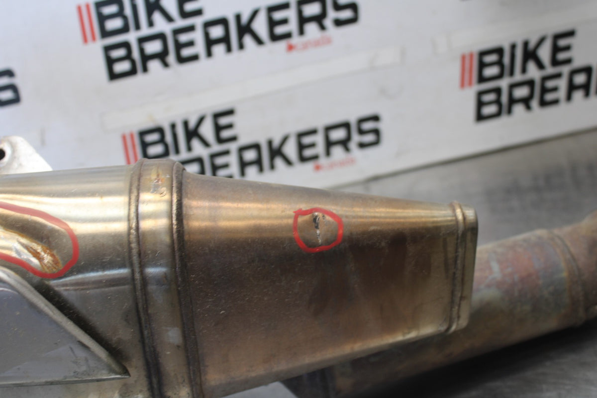 23 KAWASAKI NINJA 650 EX650 FULL EXHAUST SYSTEM HEADERS PIPE MUFFLER BB920