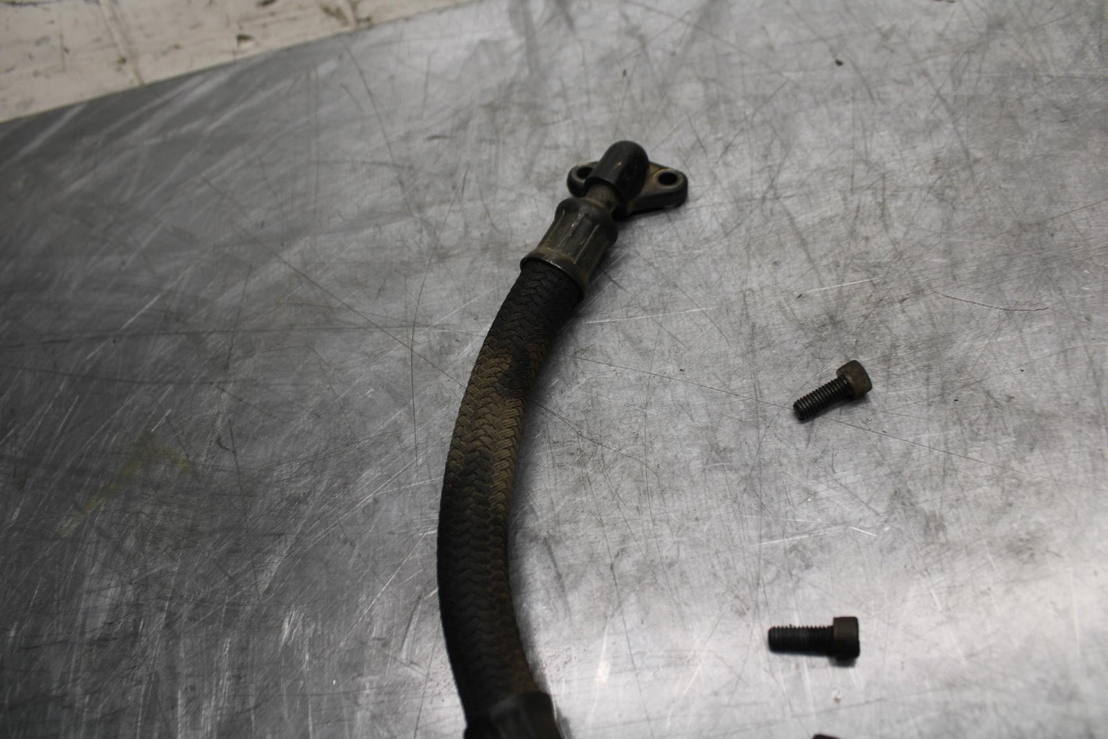 91-92 SUZUKI GSXR750 M  ENGINE MOTOR OIL REAR HOSES BB493