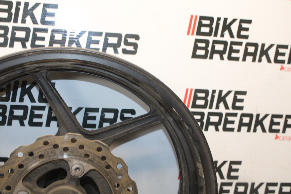 04-05 KAWASAKI NINJA ZX10R REAR WHEEL BACK RIM & ROTOR BB931