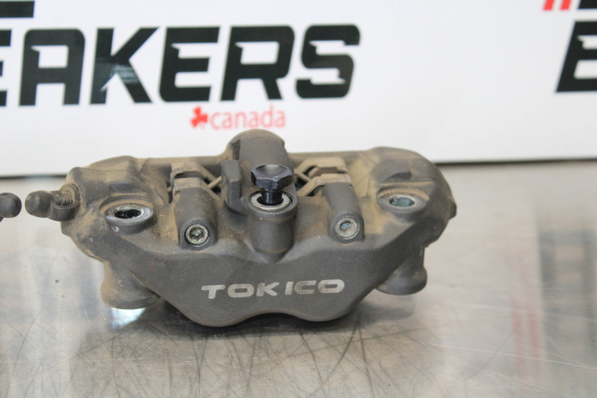 05-06 HONDA CBR600RR RIGHT LEFT FRONT BRAKE CALIPER SET PAIR CALIPERS BB149
