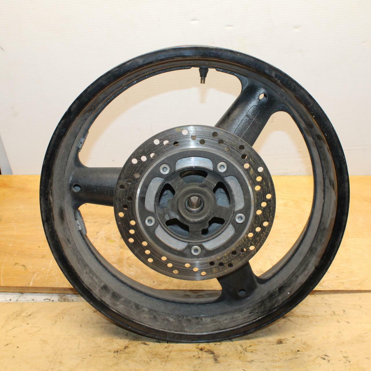 07-12 SUZUKI BANDIT 650S REAR WHEEL BACK RIM W ROTOR BB328