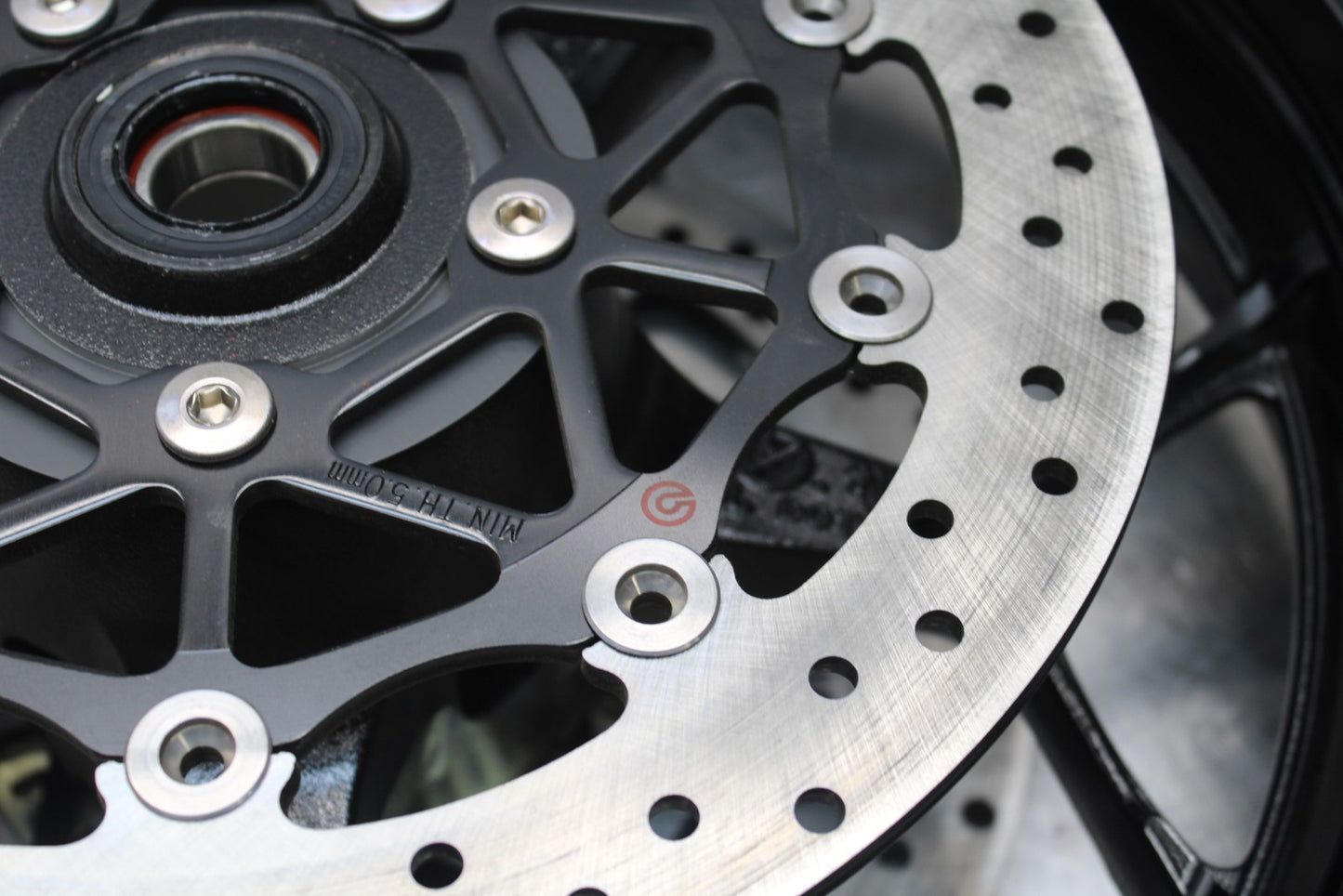 23-24 KAWASAKI NINJA ZX14R NEW TAKE OFF!! FRONT WHEEL FRONT RIM & ROTORS BB764