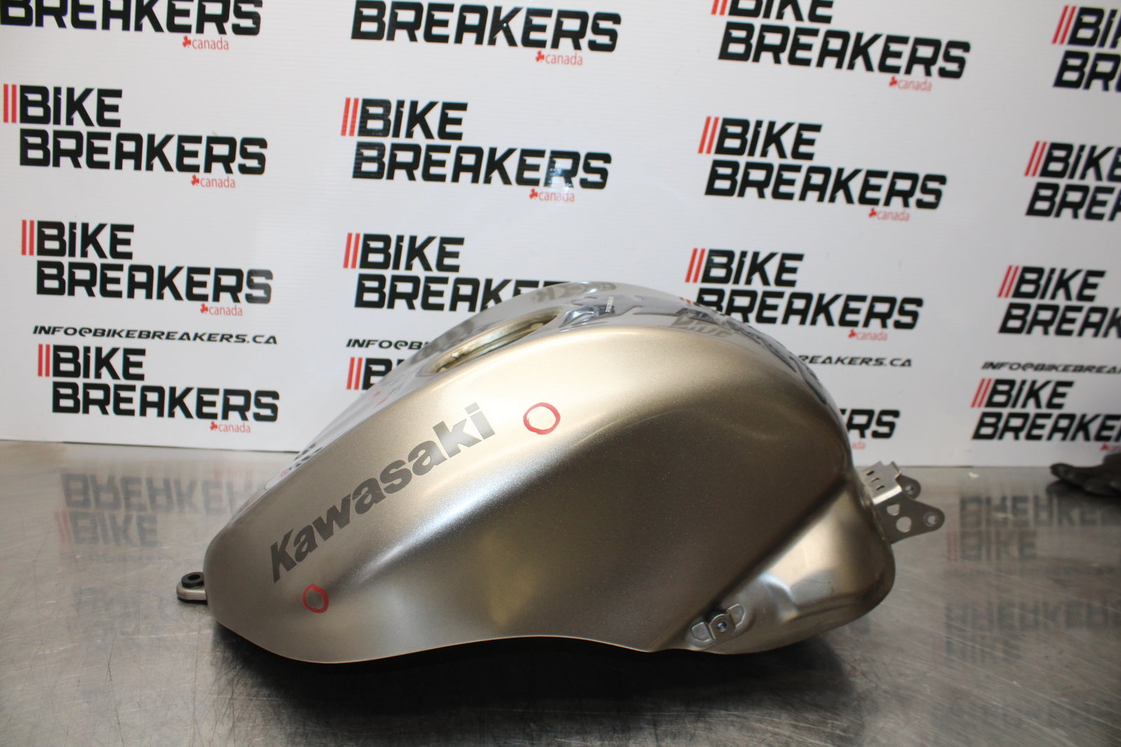 04-05 KAWASAKI NINJA ZX10R GAS TANK FUEL CELL PETROL RESERVOIR BB163