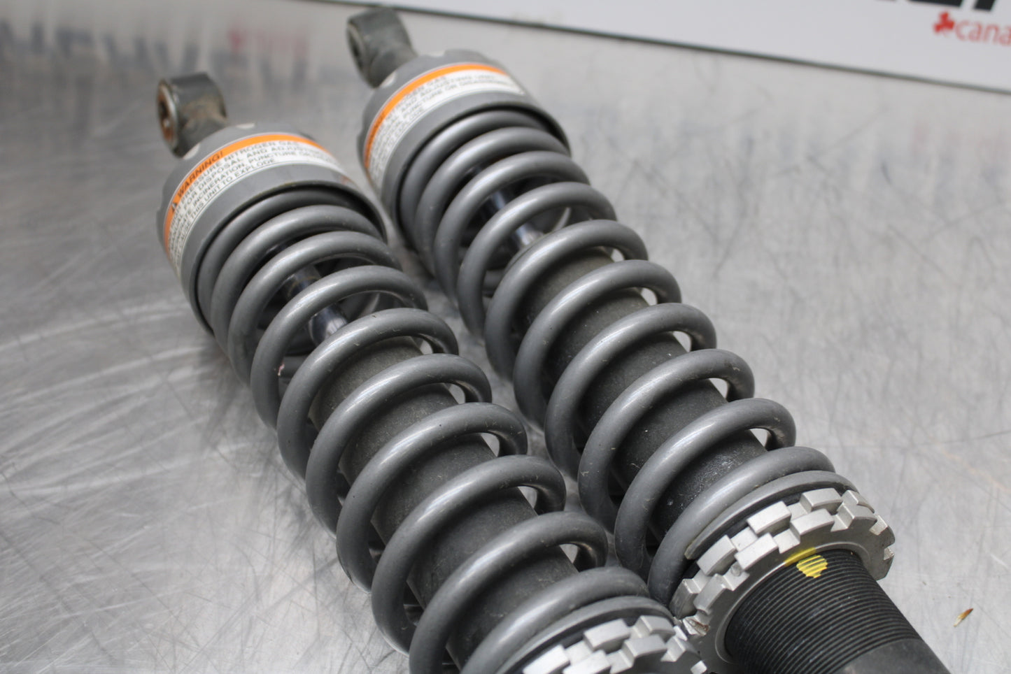 08 MOTO GUZZI BREVA 750 REAR BACK SHOCK ABSORBER SUSPENSION SET PAIR  BB154