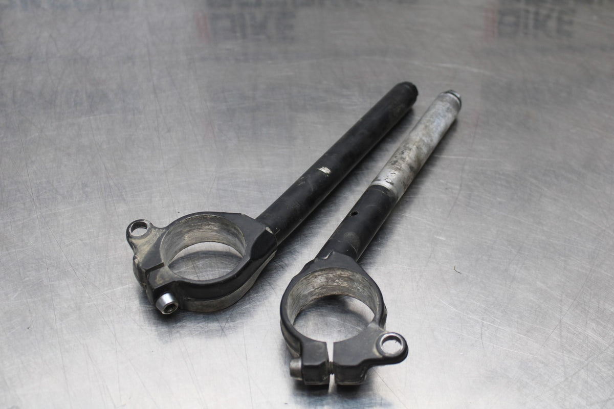 07-08 KAWASAKI NINJA ZX6R LEFT RIGHT CLIP ON ONS HANDLEBARS PAIR SET BB203