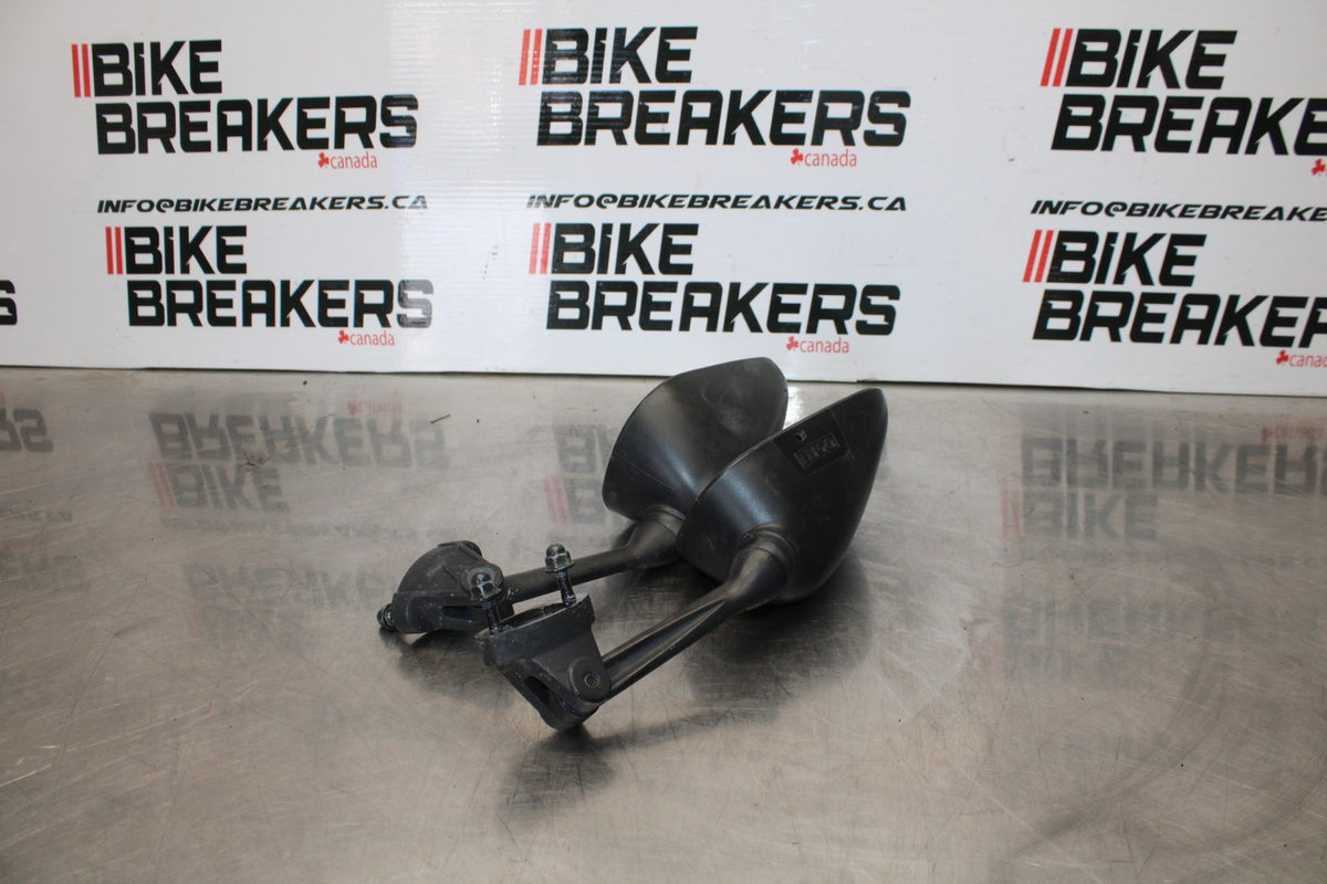 2007 Kawasaki Ninja ZX6R ZX600P RIGHT LEFT SIDE REAR VIEW MIRROR SET  BB175