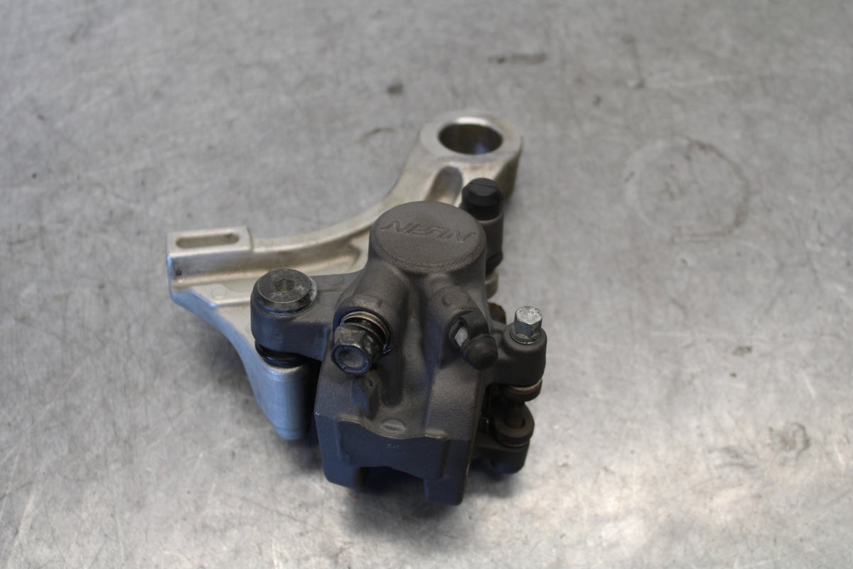 07-12 HONDA CBR600RR REAR BACK BRAKE CALIPER W MOUNT BRACKET