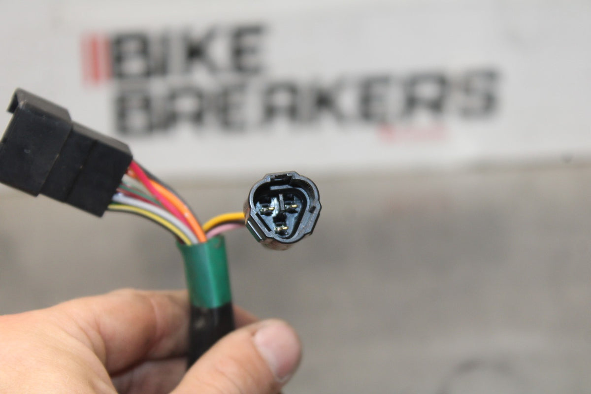 13-18 KAWASAKI NINJA ZX6R LEFT CLIP ON HANDLE HORN SIGNALS SWITCHES BB915