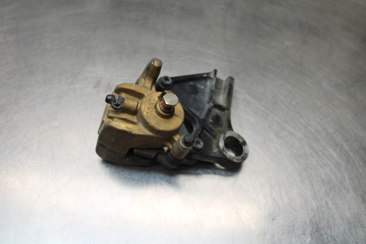 07-08 KAWASAKI NINJA ZX6R REAR BACK BRAKE CALIPER W MOUNT BRACKET BB855