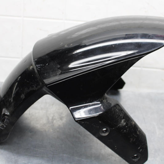 2011 Kawasaki Ninja ZX6R ZX600R FRONT WHEEL FENDER COWL 35004-0118-32N BB587