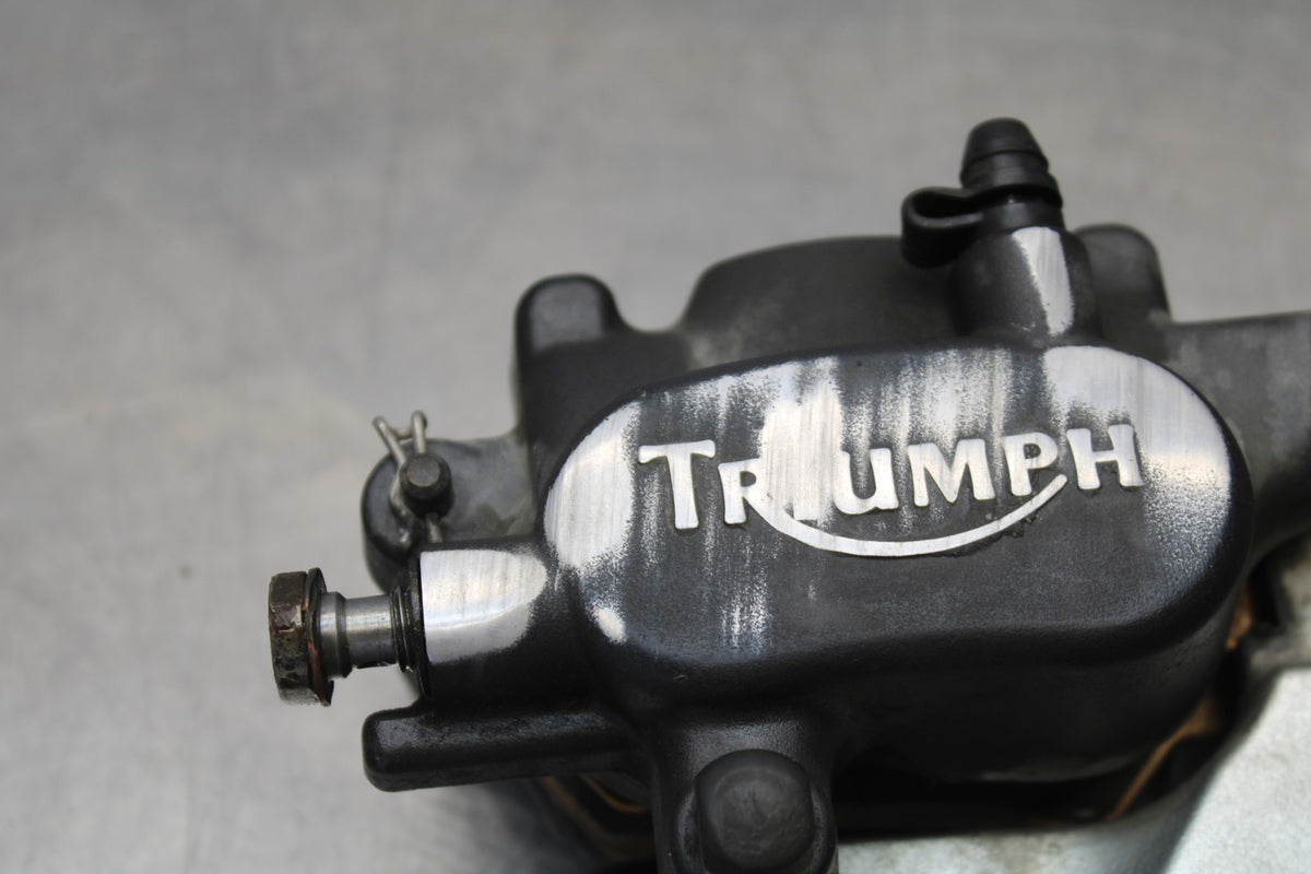 05 TRIUMPH ROCKET III REAR BACK BRAKE CALIPER W MOUNT BRACKET BB186