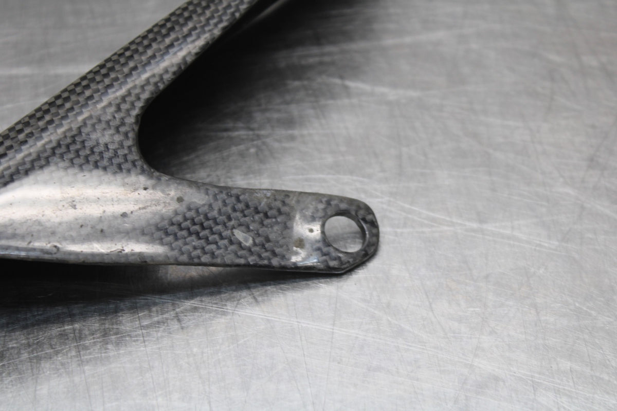 18 YAMAHA YZF R1  CARBON FIBER REAR BACK DRIVE CHAIN GUARD COVER SHIELD BB838