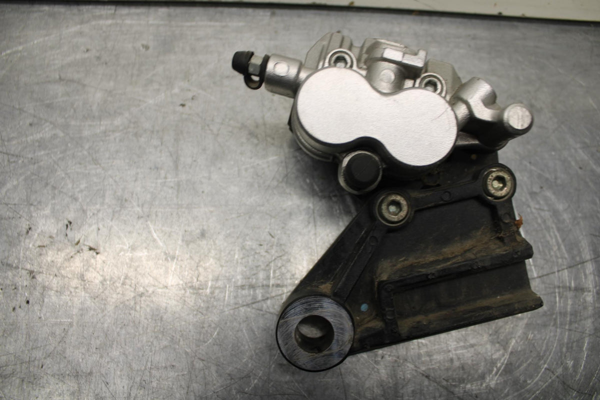 08-12 KAWASAKI NINJA 250R EX250J REAR BACK BRAKE CALIPER W MOUNT BRACKET BB612