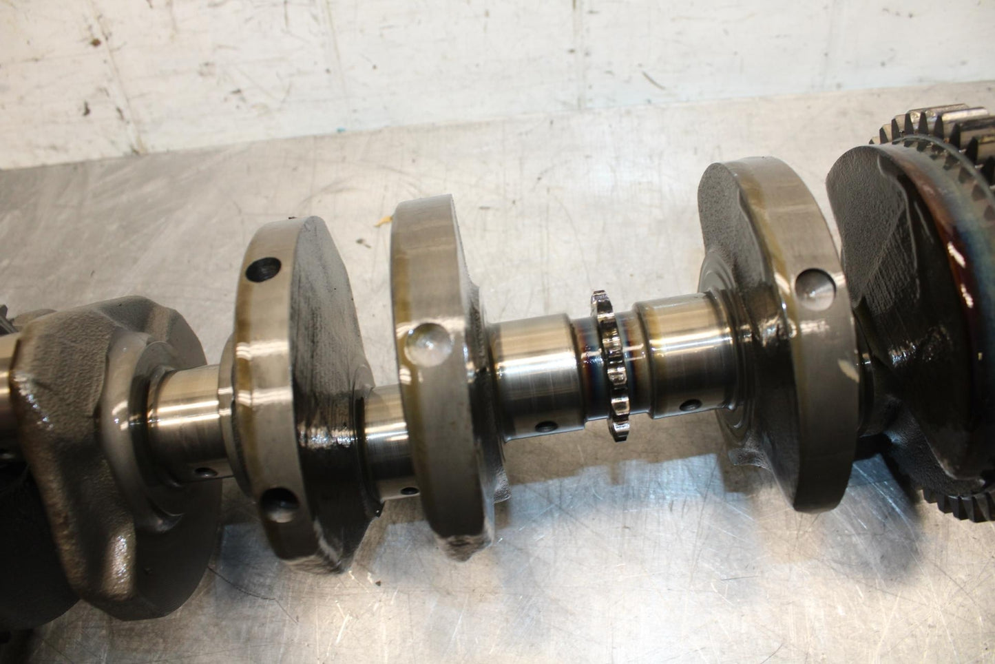 91-92 SUZUKI GSXR750 M  ENGINE MOTOR CRANKSHAFT CRANK SHAFT  BB493
