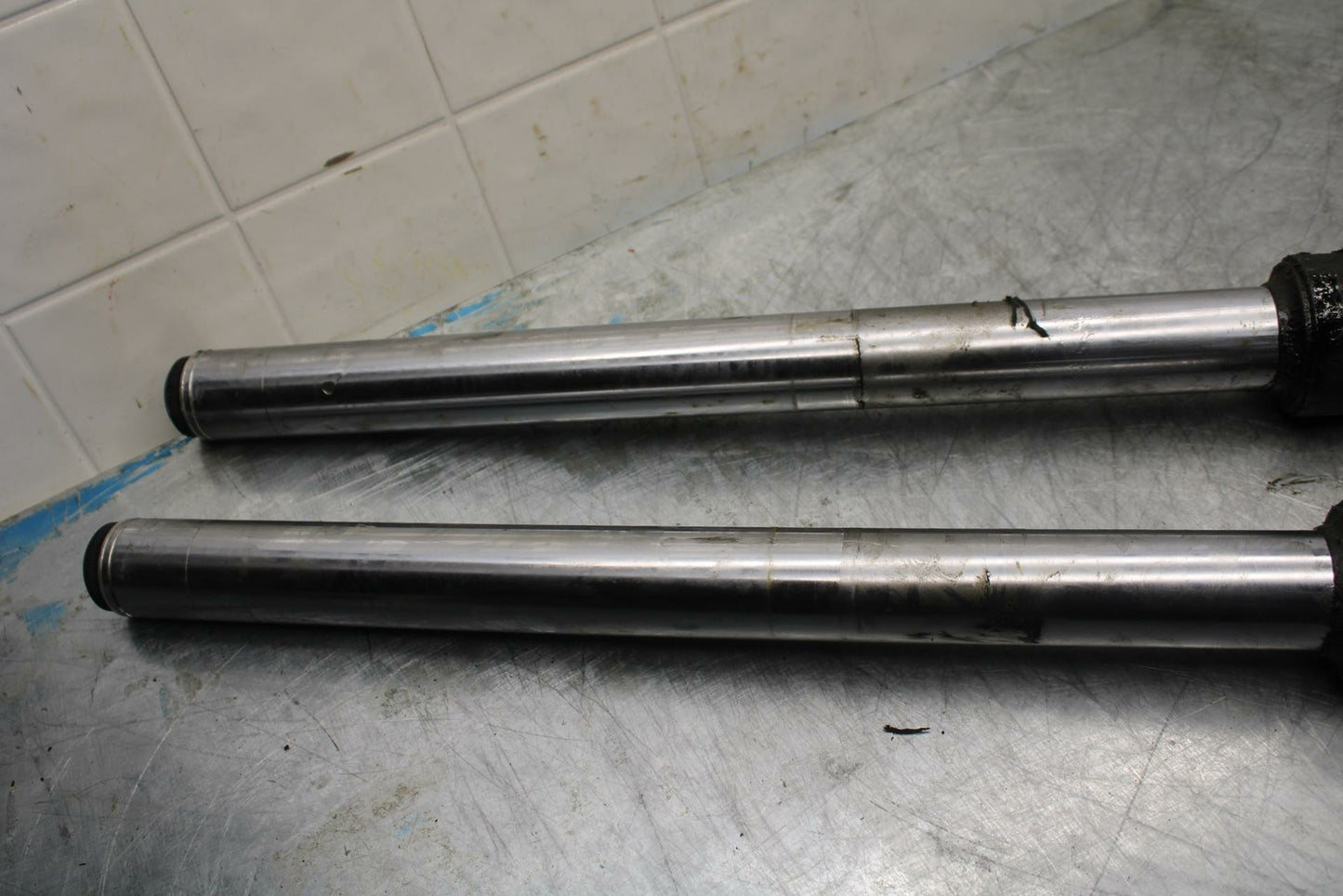 87-88 HONDA CBR1000F FRONT FORKS SHOCK SUSPENSION SET PAIR BB420