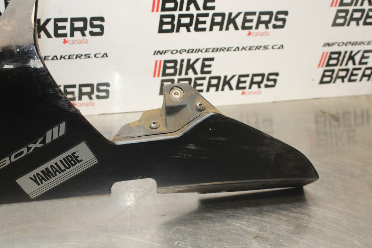 08-09 YAMAHA YZF R6S LEFT LOWER MID UPPER SIDE FAIRING COWL BB796