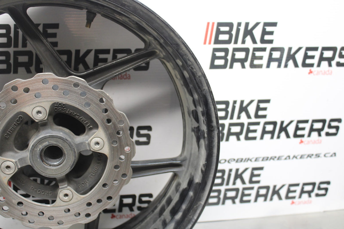 07-08 KAWASAKI NINJA ZX6R REAR WHEEL BACK RIM & ROTOR BB199