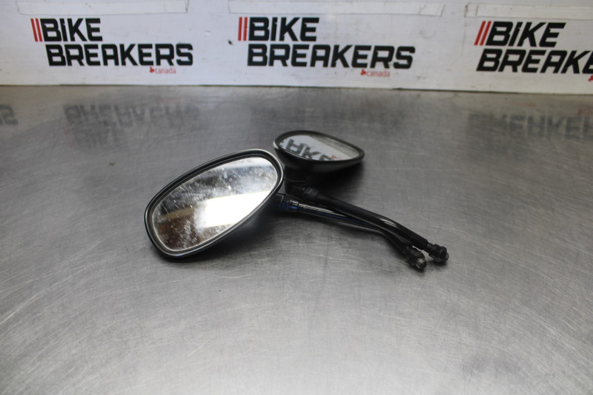 19 BMW F750GS REAR VIEW MIRROR SET PAIR MIRRORS BB938