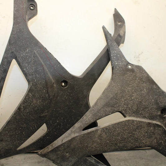 21-23 BMW BMW M1000RR LEFT RIGHT PAIR MID UPPER SIDE FAIRING COWL PLASTIC BB623