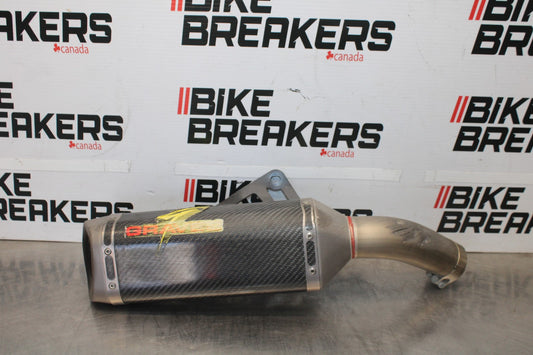 23-26 KAWASAKI NINJA ZX4RR EXHAUST PIPE MUFFLER SLIP ON CAN SILENCER BB898