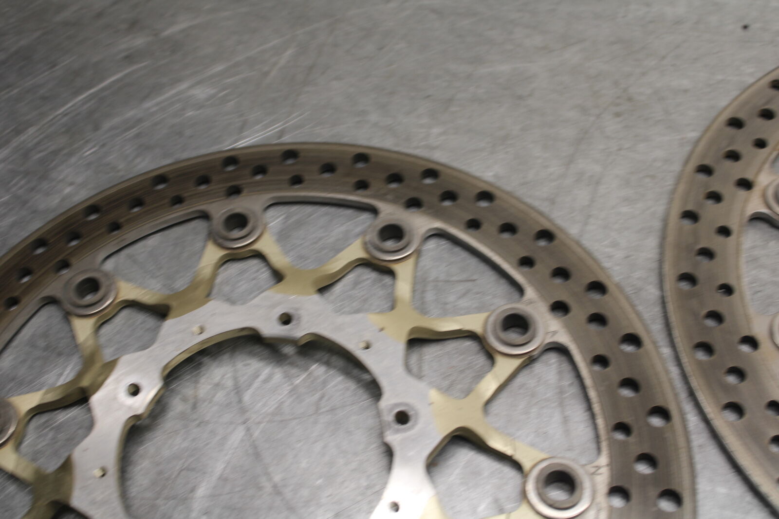 17-21 HONDA CBR1000RR SP FRONT LEFT RIGHT BRAKE ROTORS DISCS BB681