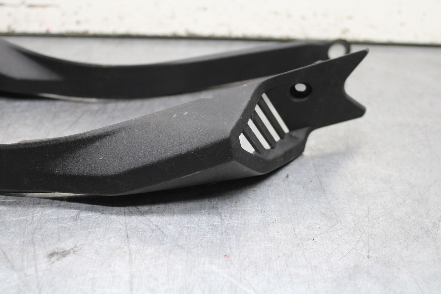 12-17 KAWASAKI ER-6N Z650 RIGHT LEFT GAS FUEL TANK PANELS COVERS TRIM SET  BB709