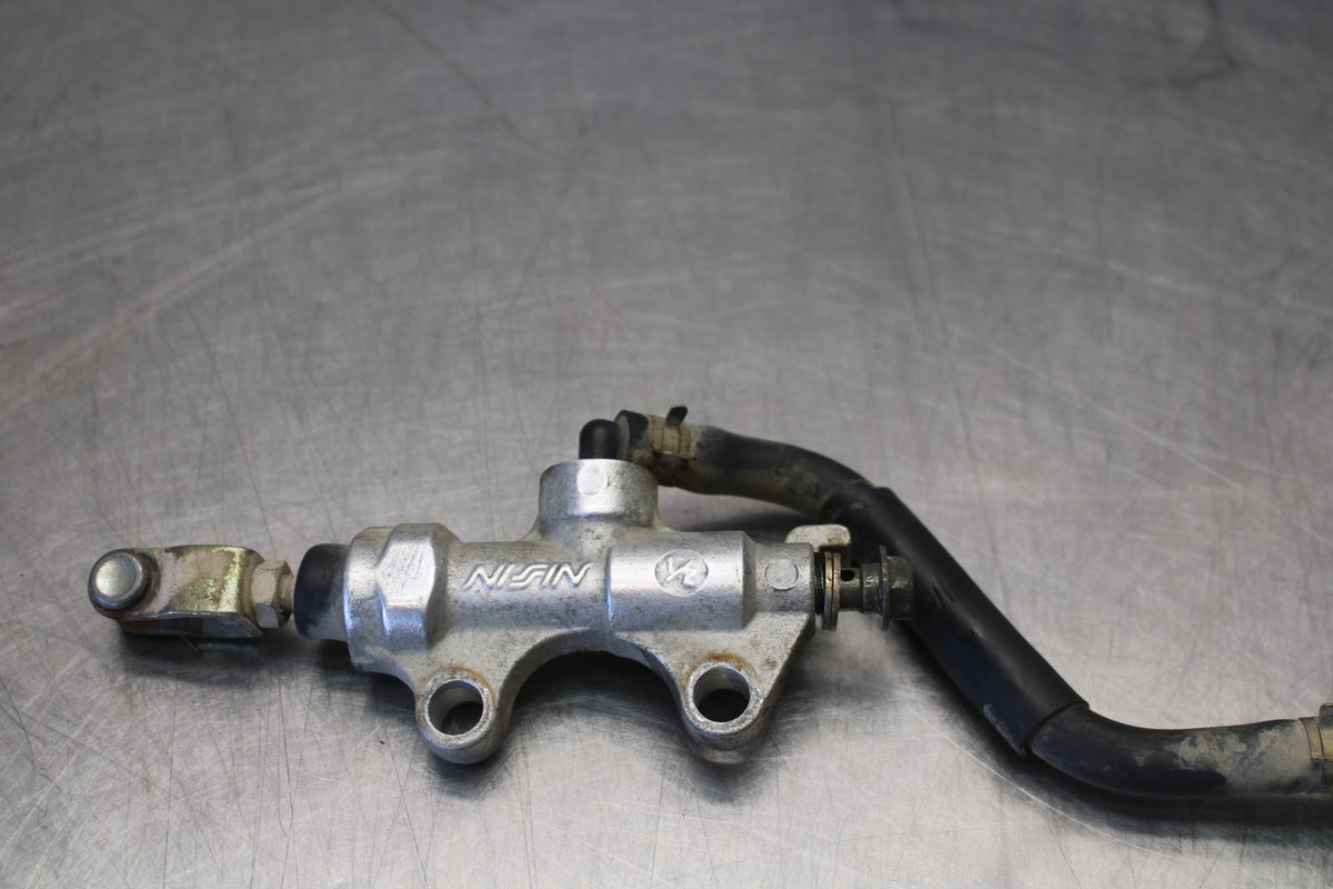 06 KAWASAKI KLR650 REAR BACK BRAKE MASTER CYLINDER W RESERVOIR BB919