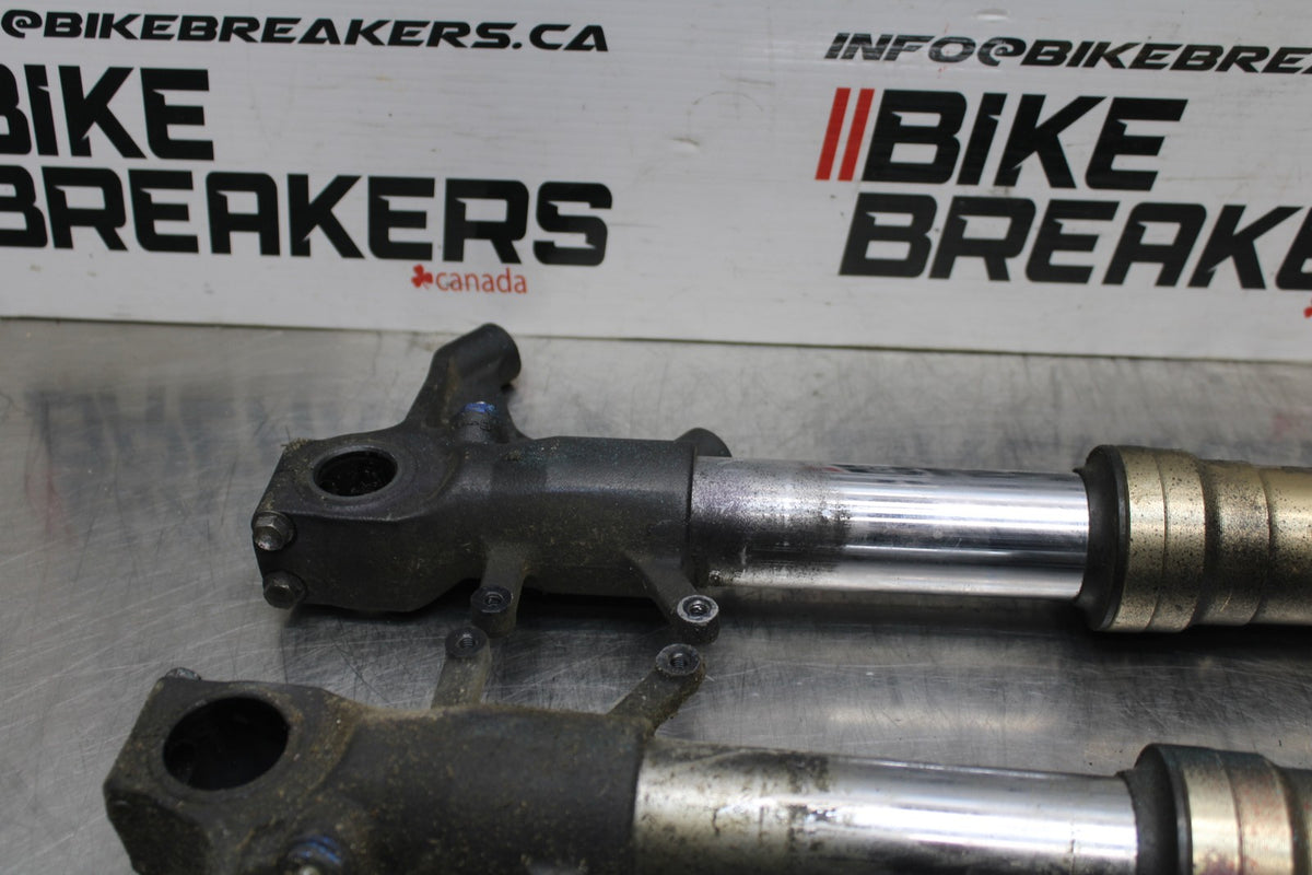 06-07 SUZUKI GSXR600 FRONT FORKS SHOCK SUSPENSION SET PAIR BB836